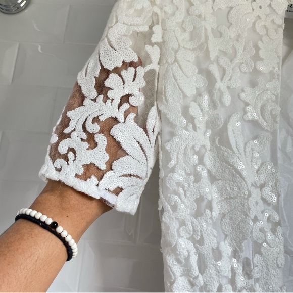 Diane Von Furstenberg White Lace Jumpsuit - Picture 12 of 13